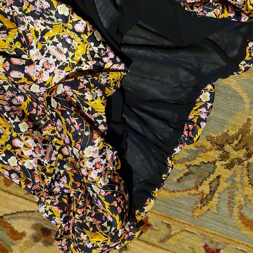 Buddy Love Stassie Puff Sleeve Baby Doll Floral Dress Sz XS - Picture 15 of 16
